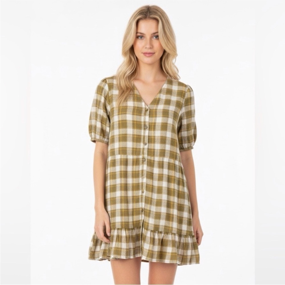 Annabelle plaid dress size large